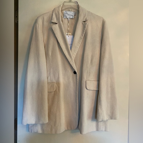 Brigitte Herskind x Vanessa Hong Wilma Corduroy Oversized Blazer/Jacket NWT - Picture 4 of 12